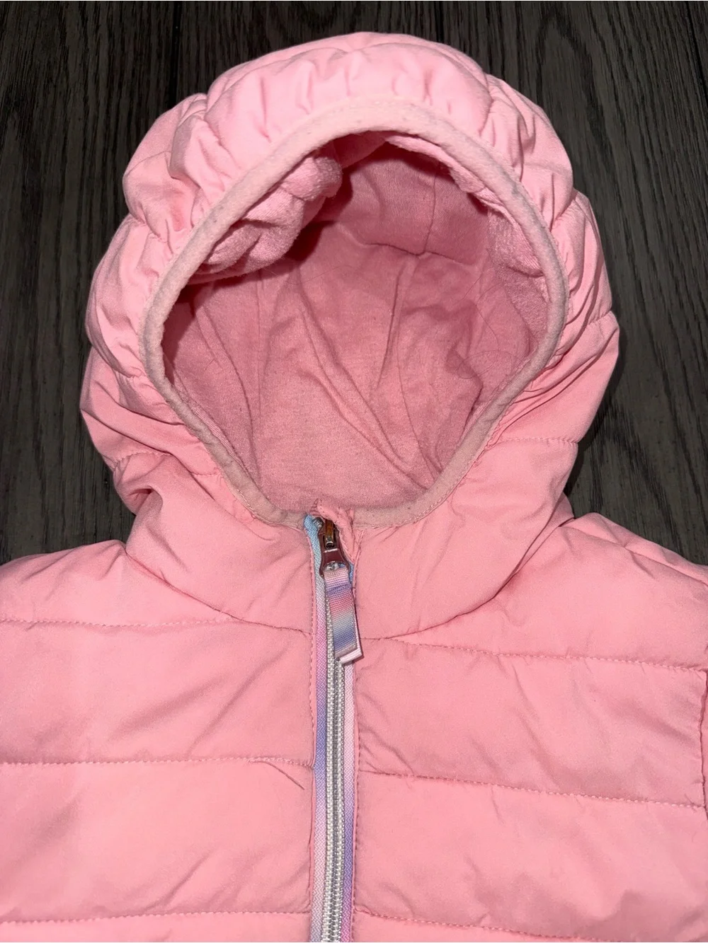 Gerry Outdoors Pink Jersey Lined Insulated Puffer Jacket Size 2T Winter Snowgear